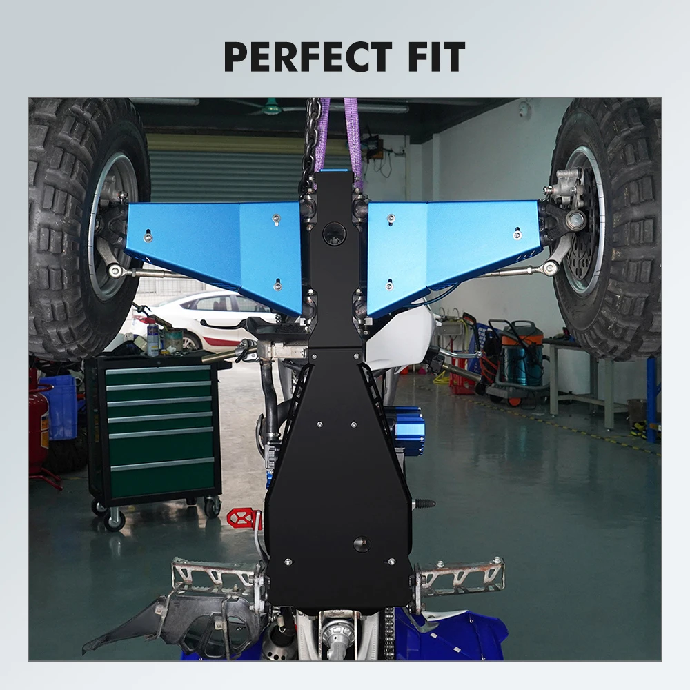 NICECNC for YAMAHA YFZ450R Full Chassis Glide & Swing Arm Skid Plate 2009-2024 ATV YFZ 450R SE 450X Engine Protection 450 YFZ