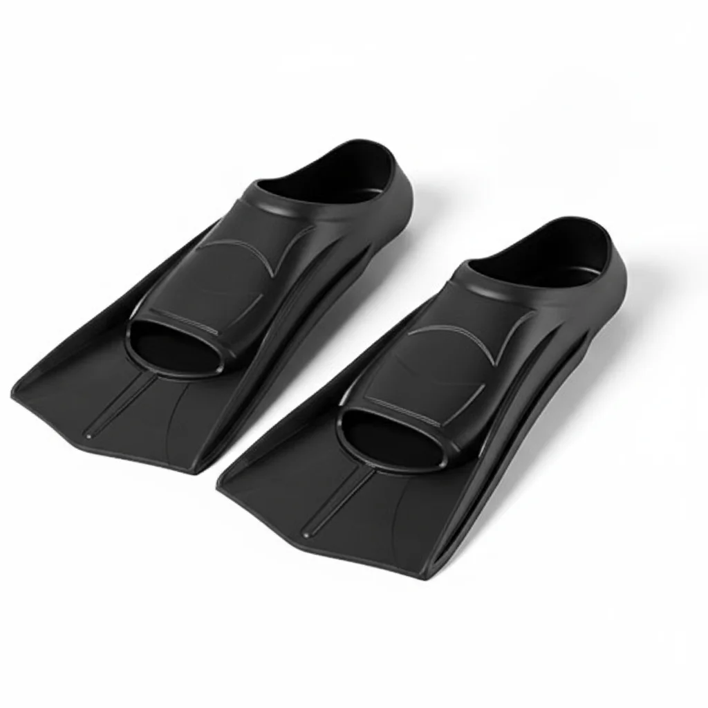Silikon Flossen Schwimmen Training Schnorchel Kurze Tauchen Flossen Frosch Schuhe Männer Frauen Professionelle Brustschlag Freeschnorchel Schwimmen – Detail 4