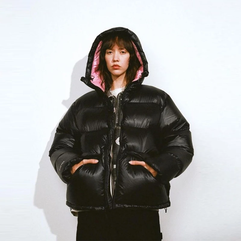 

Women's Zipper Hood Cotton Padded Coat Warm Fashion Winter Coat Commuter Female Clothing 2025 Women's New temperament Clothes