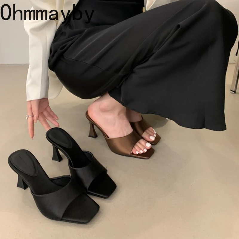 Designer Luxus Sommer Plateau-Sandalen für Damen – Modische offene Zehenpartie, elegante Party-Slipper