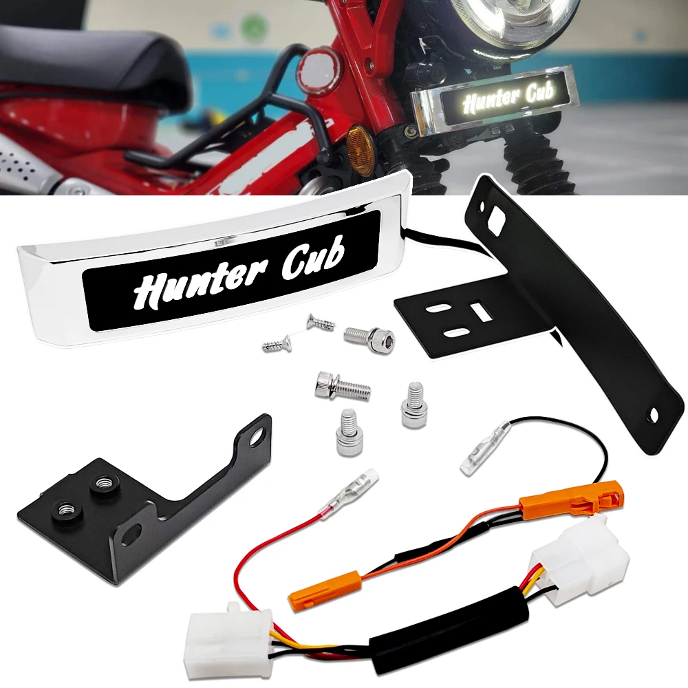 LED Front Emblem Light for Honda CT125 Hunter Cub 125 12V 6000K
