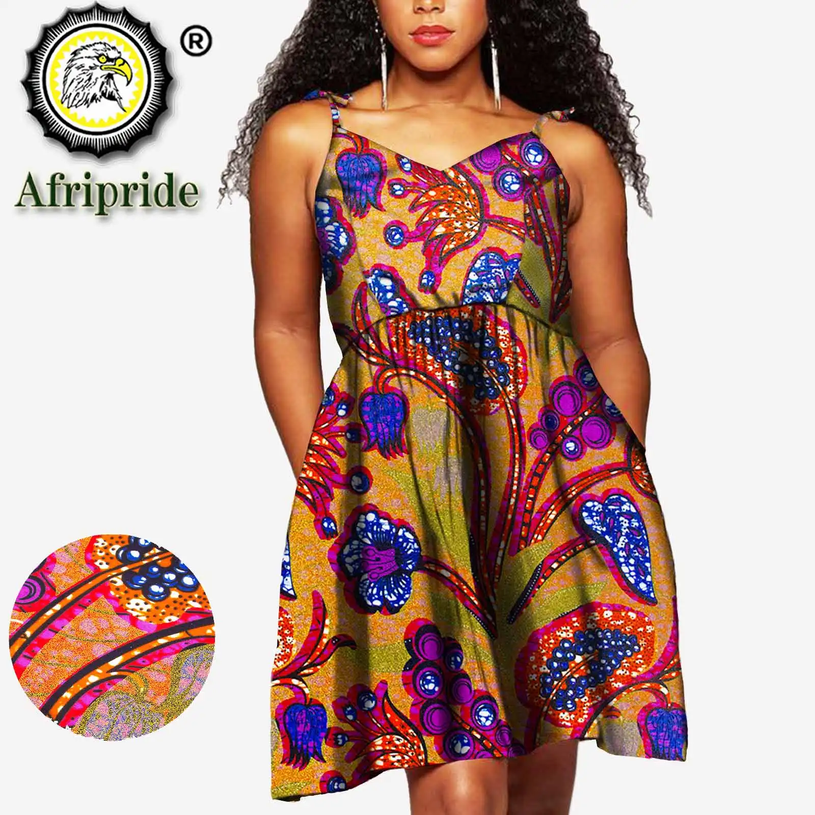 Customized Clothing and Accessories African Print Dresses for Women  and Men  Sexy Party  Ankara Attire Pure Cotton M2401001