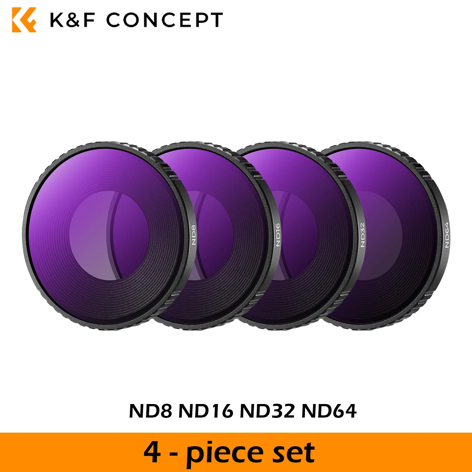 K&F CONCEPT Schroefdraadfilter UV CPL ND PL Black Mist 1/4 voor DJI Osmo Action 6 ND8 16 32 256 Gepolariseerde Neutral Density F