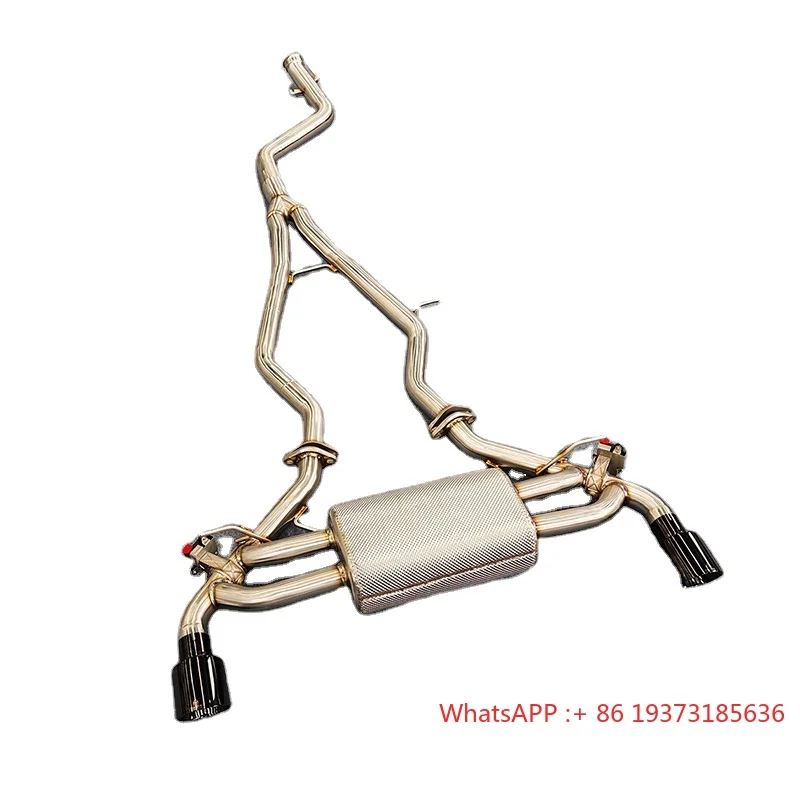 

Racing Performance Stainless Steel Valve Catback Exhaust for Toyota Supra Mk5 A90 A91B58 Valvetronic Muffler Pipe Sport Sound