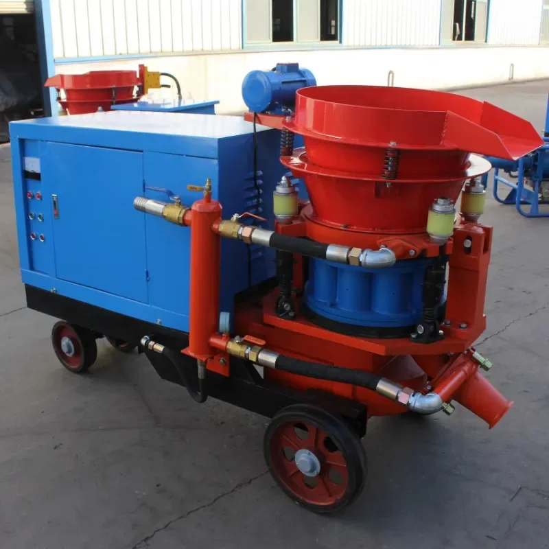 Air compressor electric small concrete sprayer