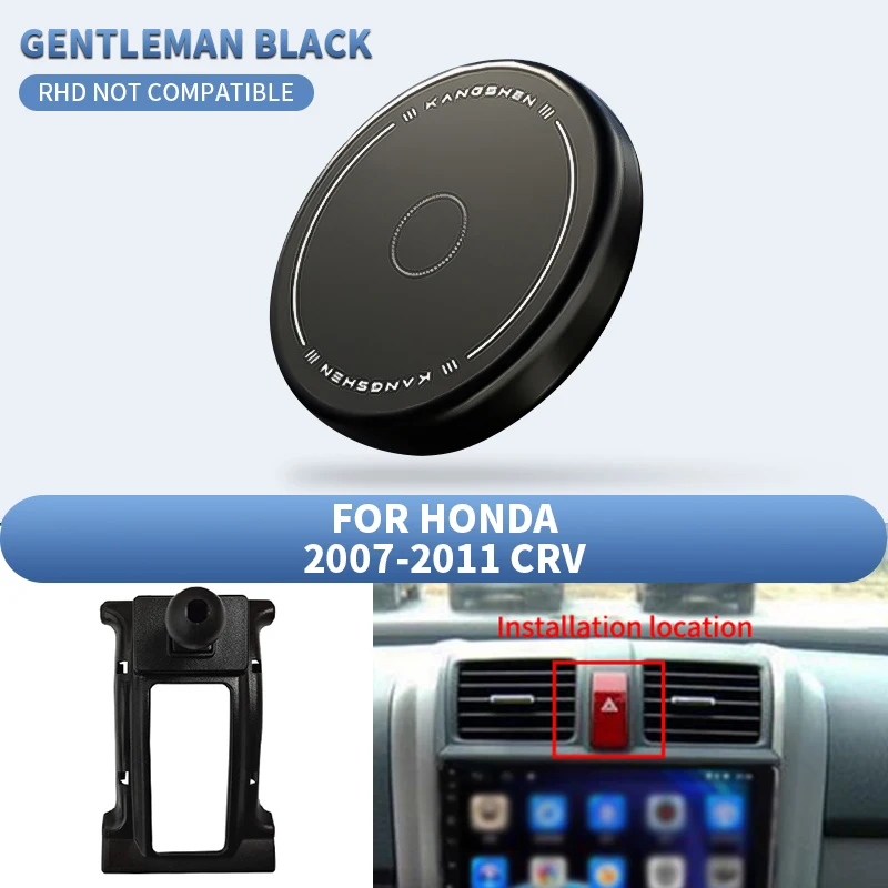 Car Air Vent Phone Holder, Car Magnetic Phone Mount, Car Phone Holder, Suitable for Honda CR‑V RE Series 2007‑2011, Fits All Smartphones