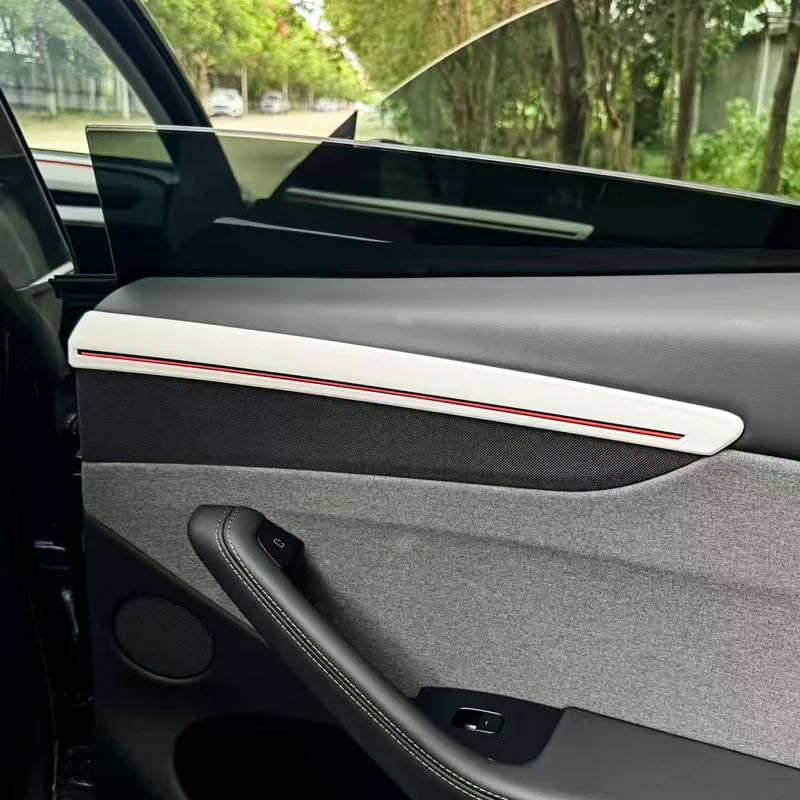

Suitable for the refreshed version of the Model Y door side trim interior door panel side trim strip 4 pack