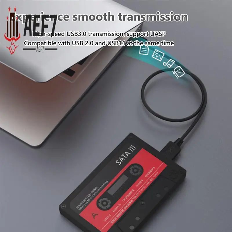 

AEF7-1 Piece 2.5 Inch USB 3.0 SATA External HDD SSD Hard Drive Enclosure To USB Disk Solid State Disk For PC Laptop
