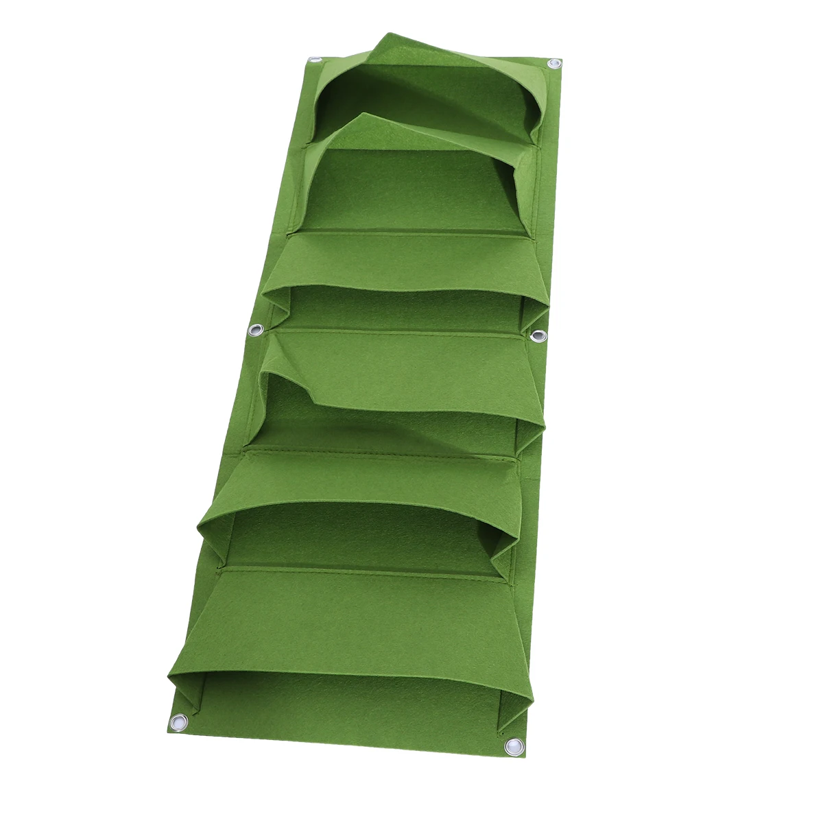

6 Pockets Planting Bag Non Woven Felt Lightweight Vertical Garden Planter Gardening Reusable Water Retention