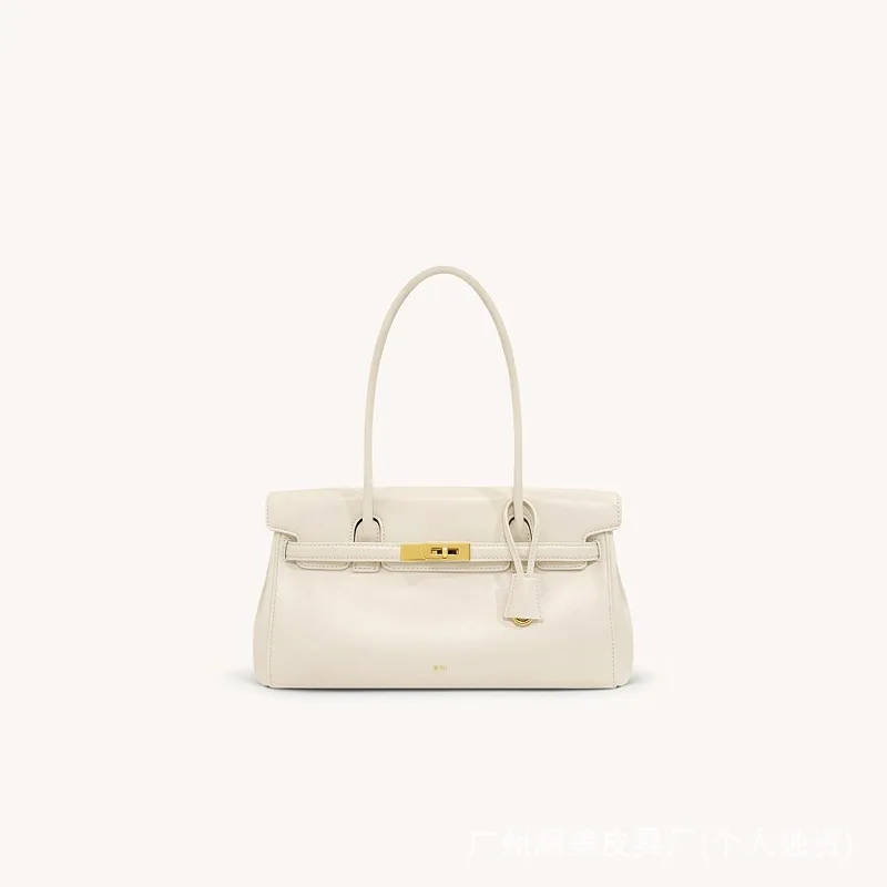 

New JW PEI handbag 2025 new lock buckle bag Yara shoulder underarm bag niche handbag niche design baguette bag
