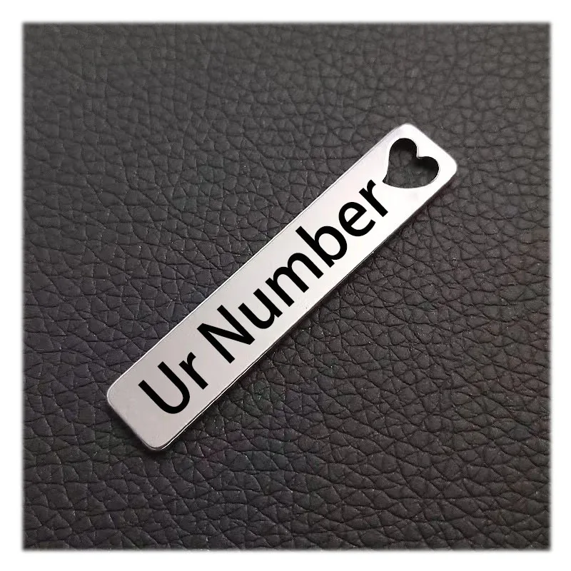 Custom Phone Number Logo Name Keychain Women Men Car Key Ring Laser Engraveing Key Chain Stainless Steel Personalized Gift view 6