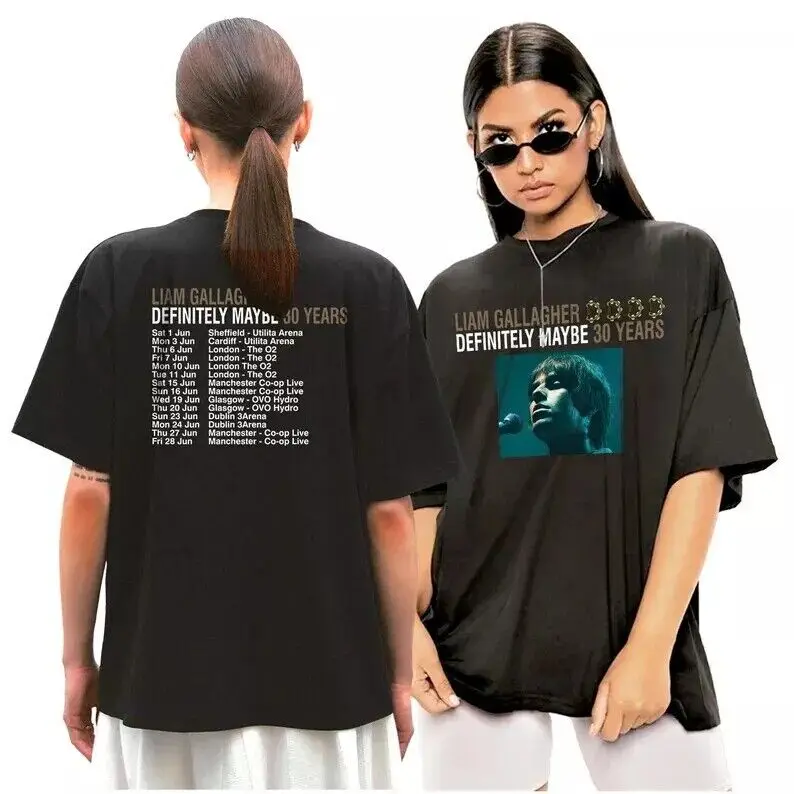 Liam Gallagher T-shirt, Definitely Maybe 2024 Tour t-shirt