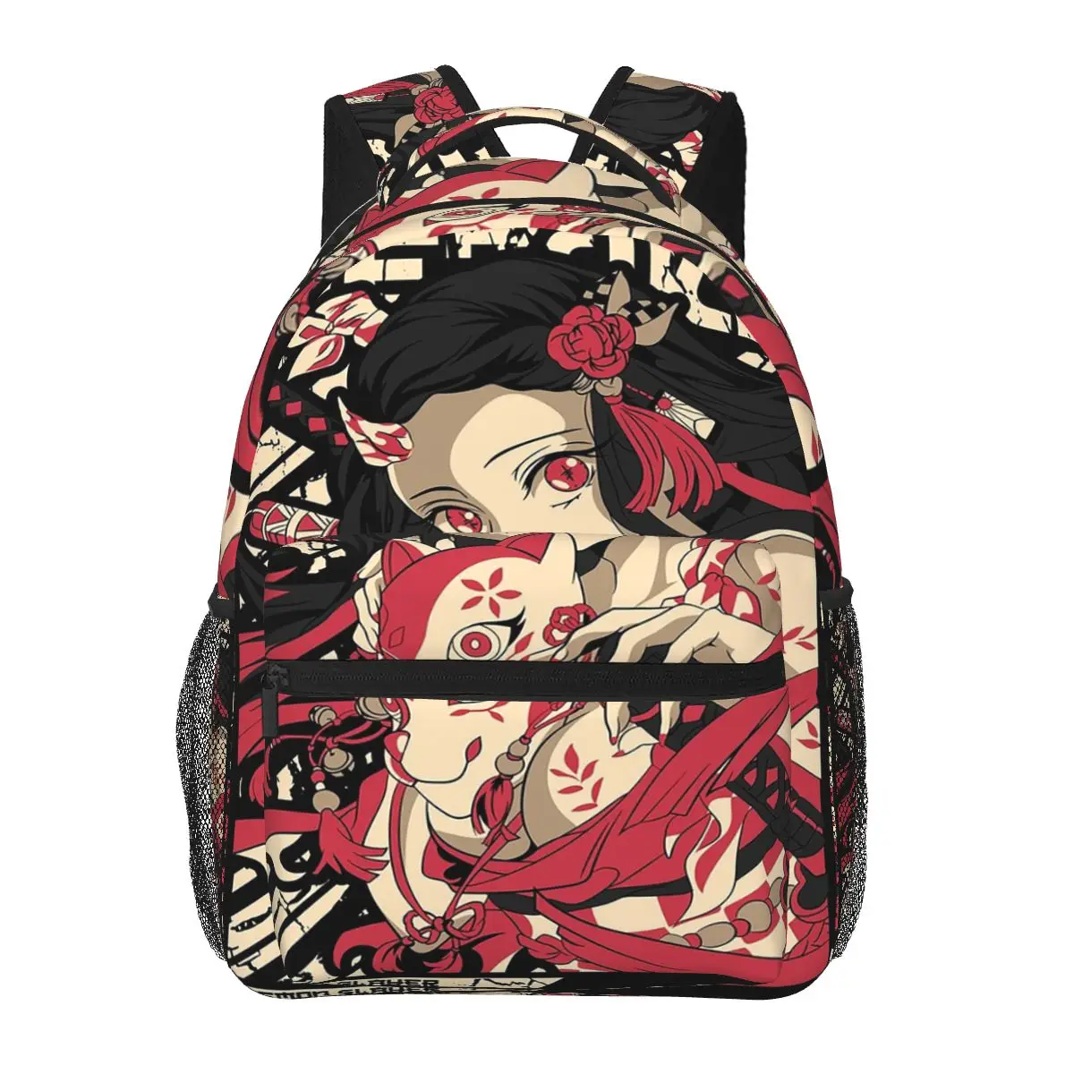 

Nezuko Kimono Demon Slayer Kimetsu No Yaiba Anime Backpacks Boys Girls Bookbag Children School Bags Kids Rucksack Shoulder Bag