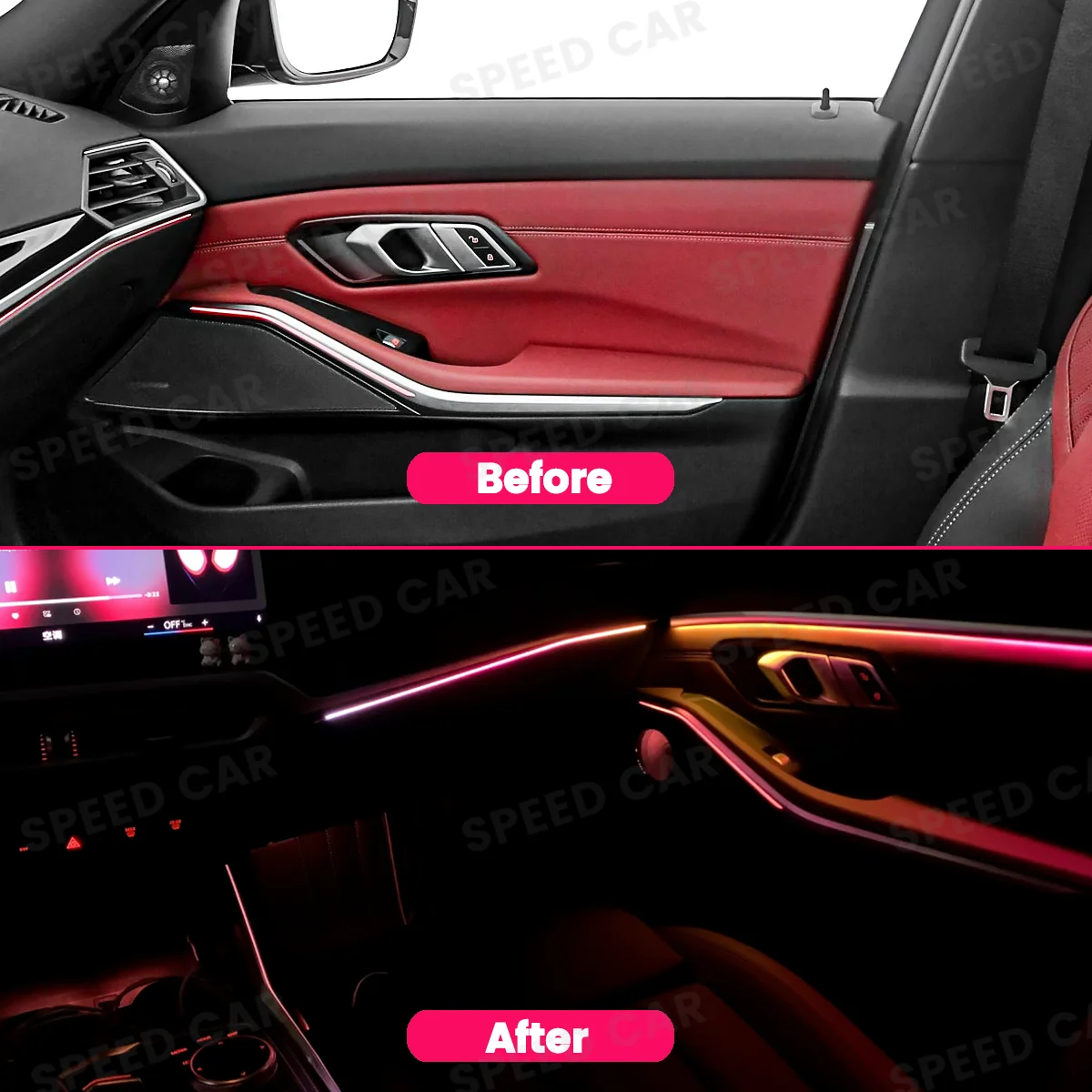 11 Color Original Car Door Ambient Light For BMW 3 Serie G20 M3 Nieuwe Car Inside Reinstall The Original Decorative Light