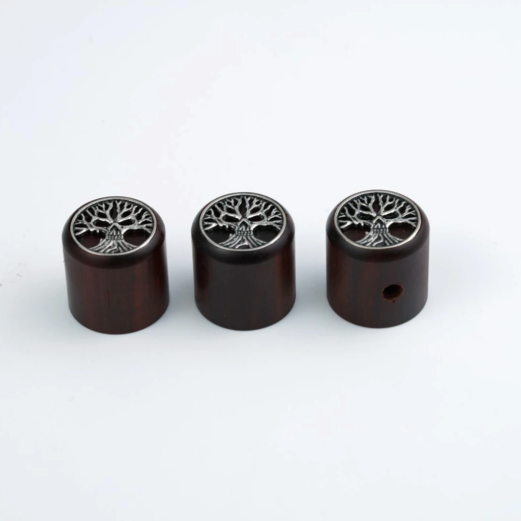 Guyker Tree of Life Surface, Wooden Potentiometer Knob, Inner Diameter 6MM, Suitable for Guitar Bass Accessories, Two Colors