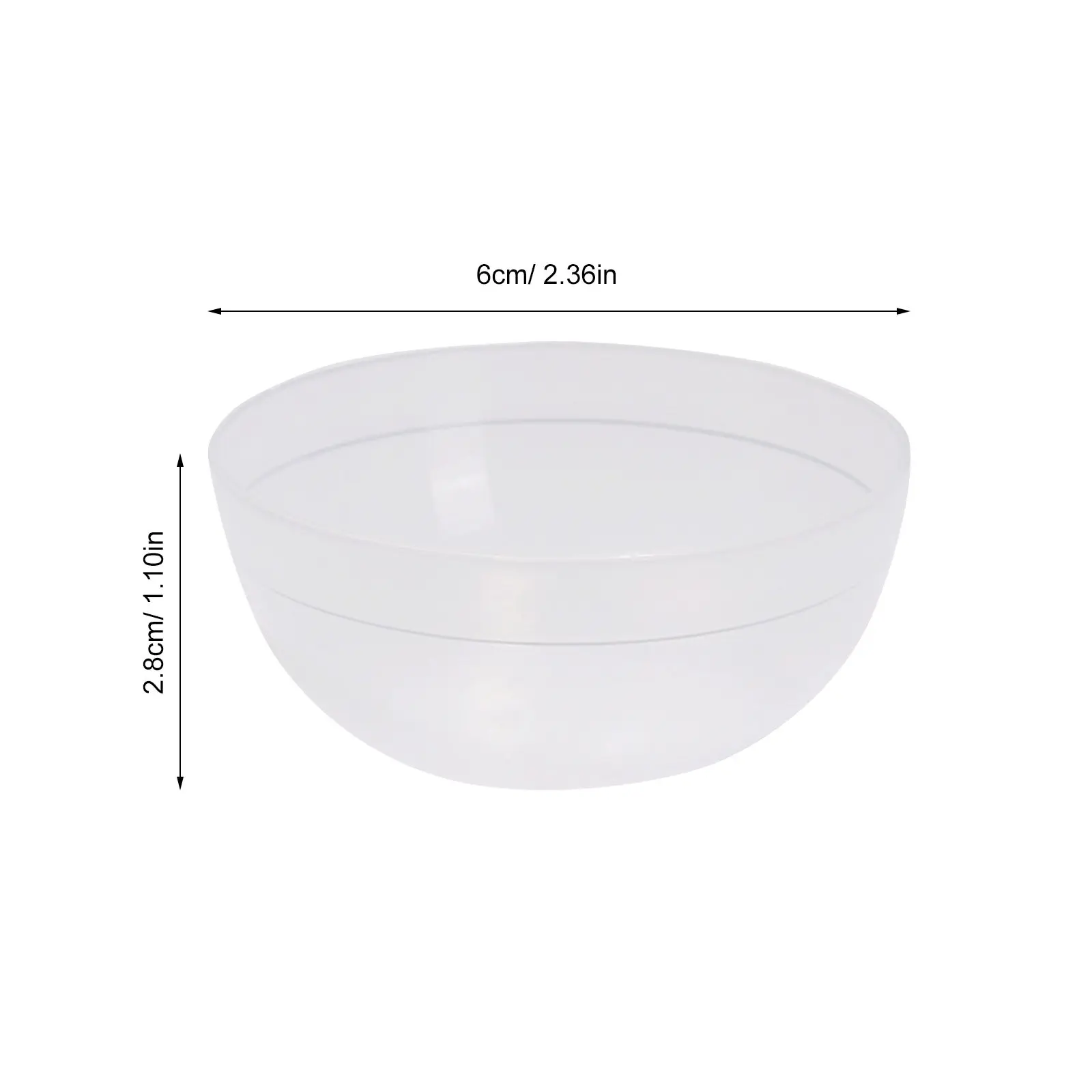 30Pcs PVC Facial Mask Bowls Multipurpose DIY Stirring Mixing Bowls Beauty Tools Home Spa Use Facial Mask Bowl