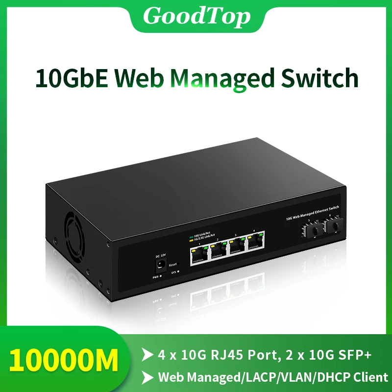 10 Gbit Switch Managed – Der perfekte Netzwerk-Switch für Heimlab, kleine Unternehmen und High-Performance-Anwendungen