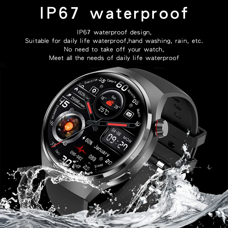 Jam Tangan Pintar S10 PRO Baru 2025 Layar HD 366*366 Panggilan Bluetooth Detak Jantung NFC GPS Kompas Pelacak SmartWatch Pria Wanita Original