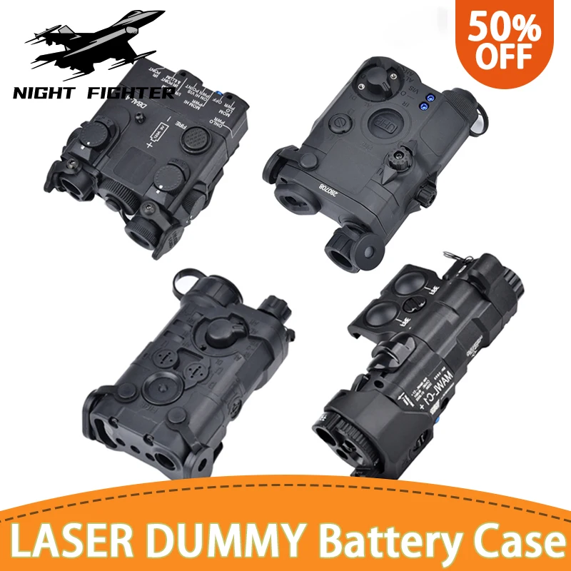 

Tactical PEQ NGAL DBAL A2 MAWL C1 Dummy Laser Box 16340 CR123A Battery Case No function Fit Hunting 20mm Rail Decorative Weapon