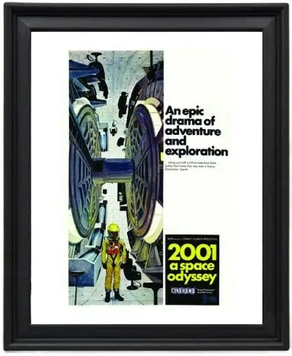 

Framed Poster 2001 A Space Odyssey 3 Picture Frame 16x12 inches Photo Paper Print