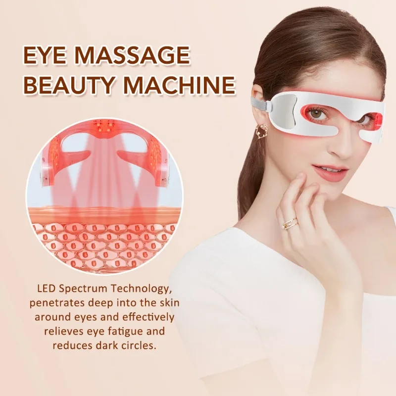 3D Eye Beauty Massager Vibration Eye Beauty Machine 36 LED Beads Eye Care Device Reduce Fine Lines