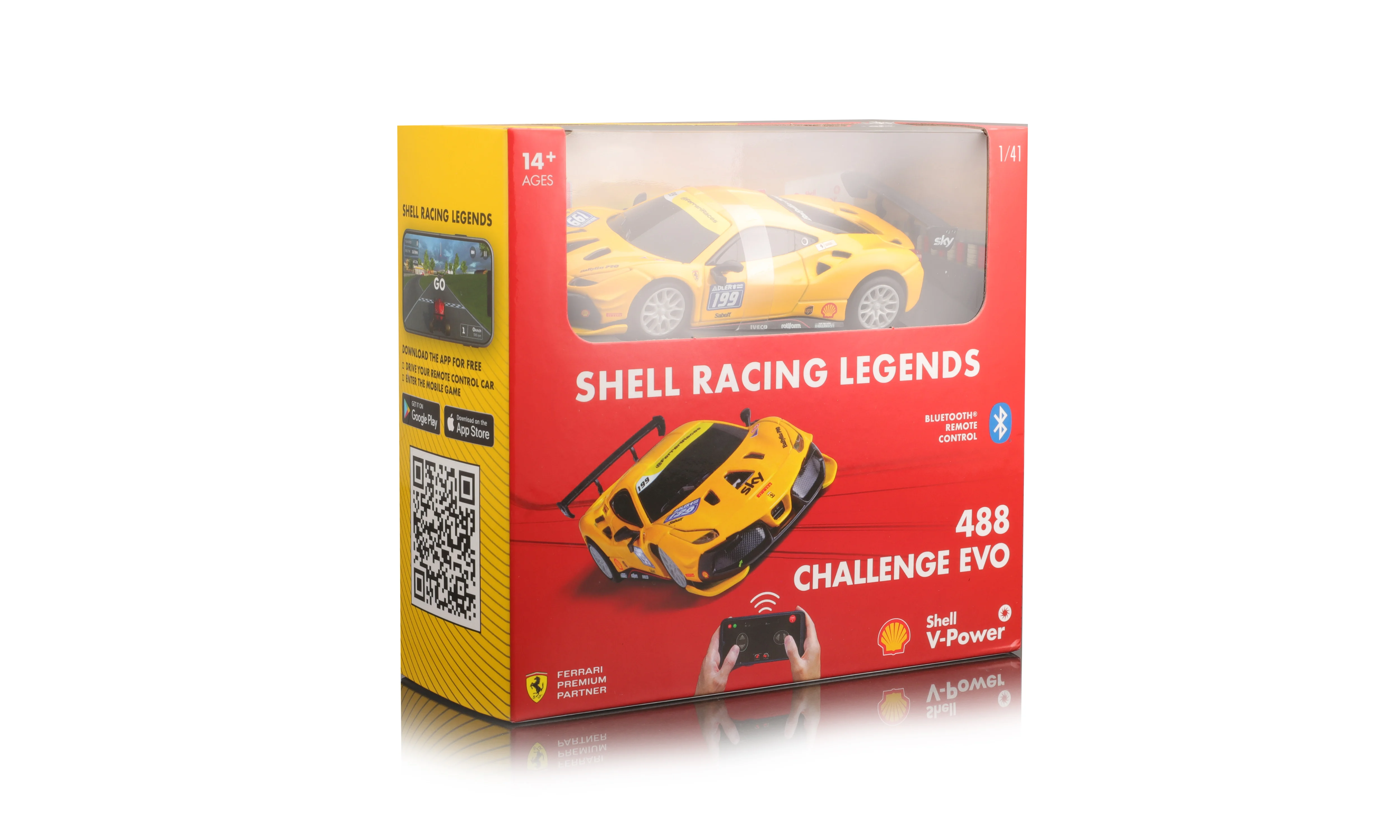 Maisto 1:41 Ferrari 488 Challenge Evo Bluetooth Modello di auto telecomandato Edizione Lega di lusso Veicolo Raccogliere modello Giocattoli Regali