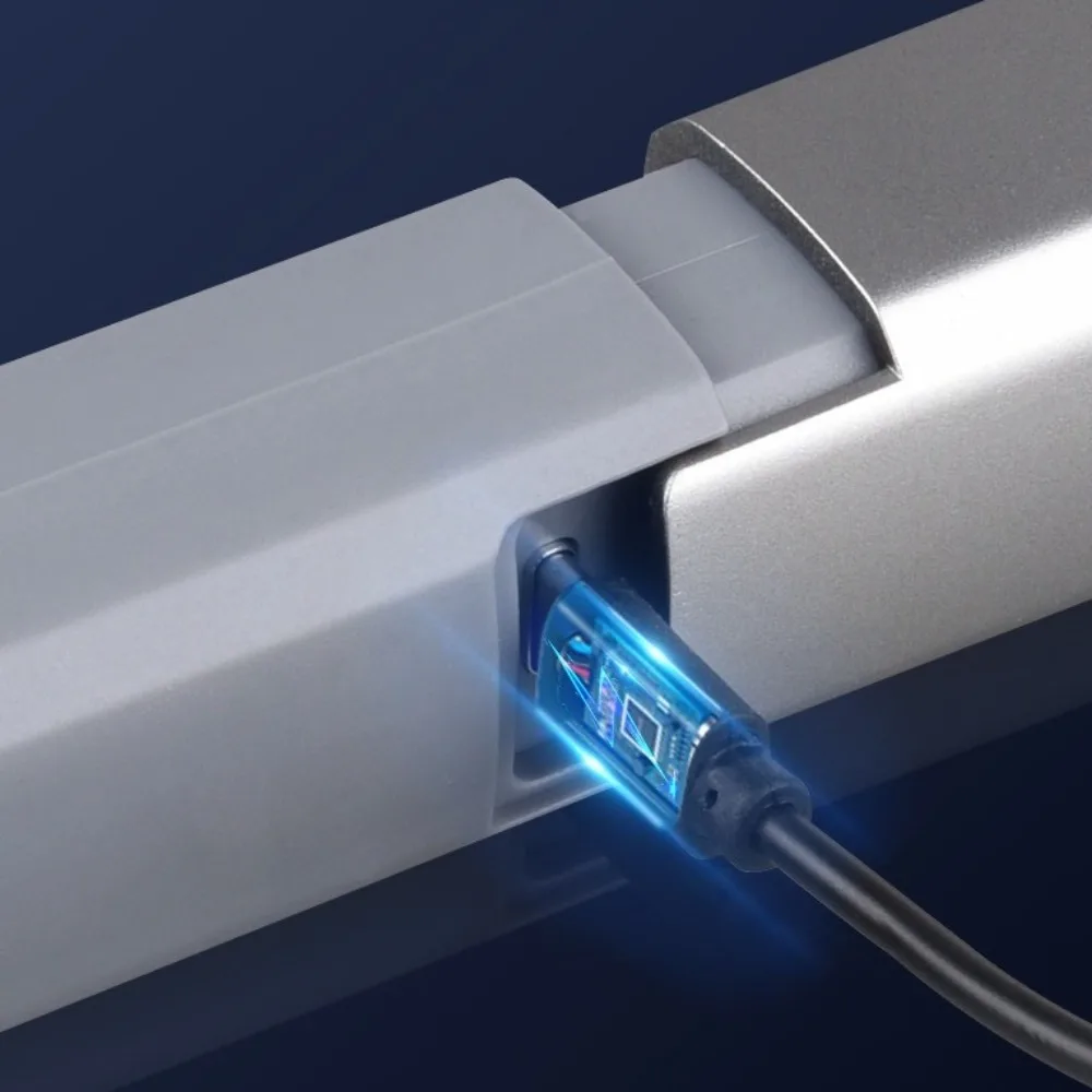 Strong Lighting Portable Flashlight Hanging Design Telescopic Focus Mini Flashlight Waterproof Rechargeable ABS Flashlamp