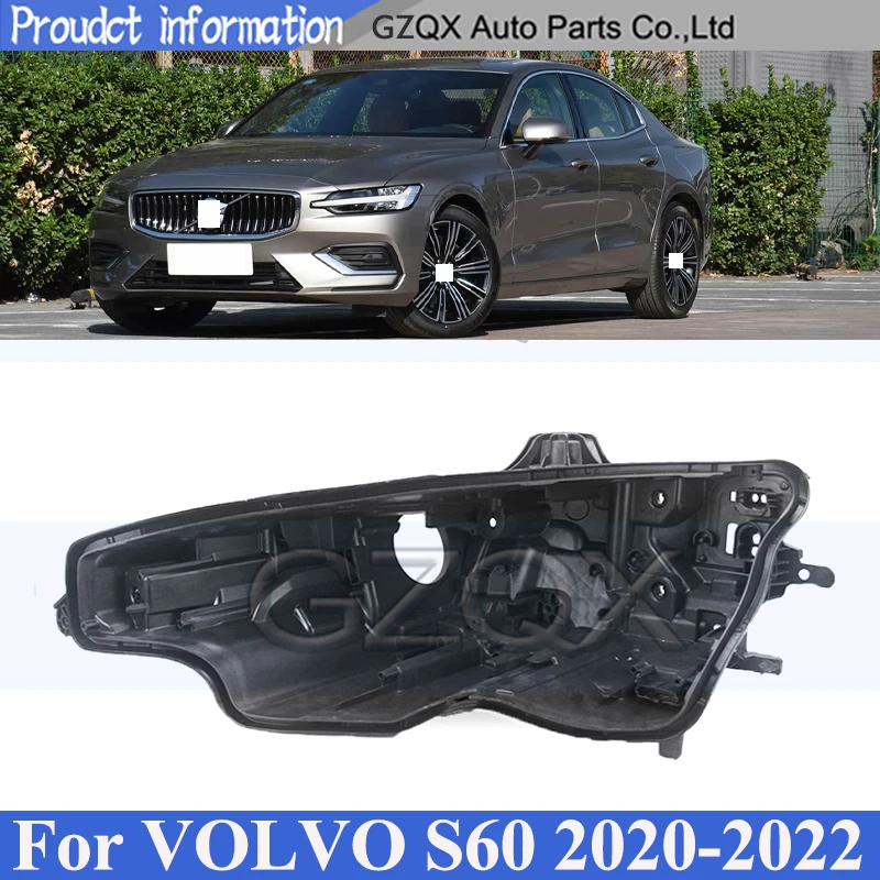 

CAPQX Базовая крышка передней фары для VOLVO S60 2020-2022 Задняя крышка головного света Задняя крышка фары Задняя часть фары