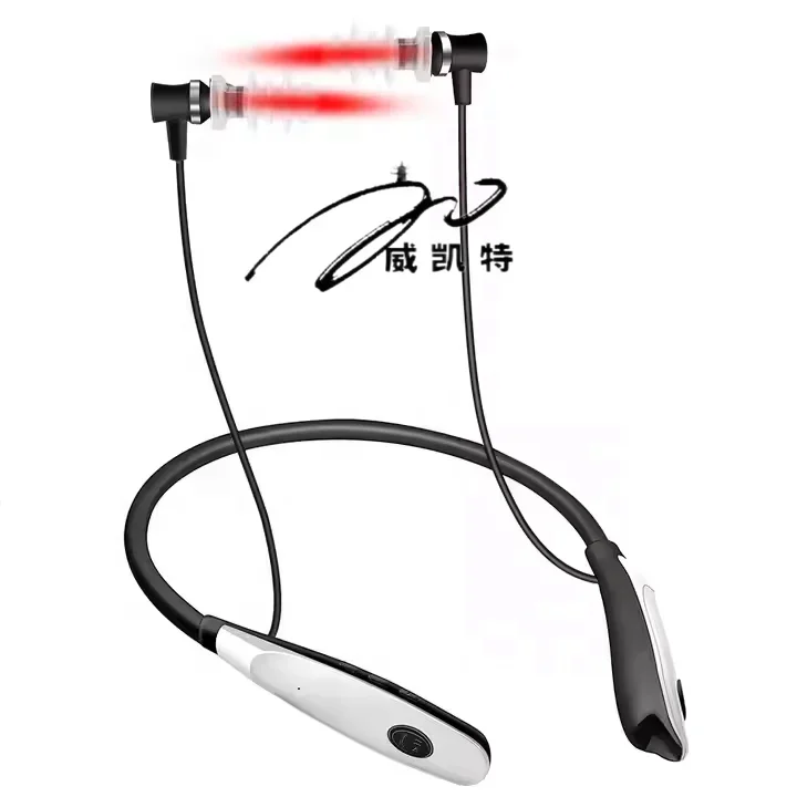 650nm Laser Therapy LLLT for Ear Tinnitus Otitis Media Rhinitis Sinusitis Physiotherapy Rechargeable Neck Hanging Dual-purpose