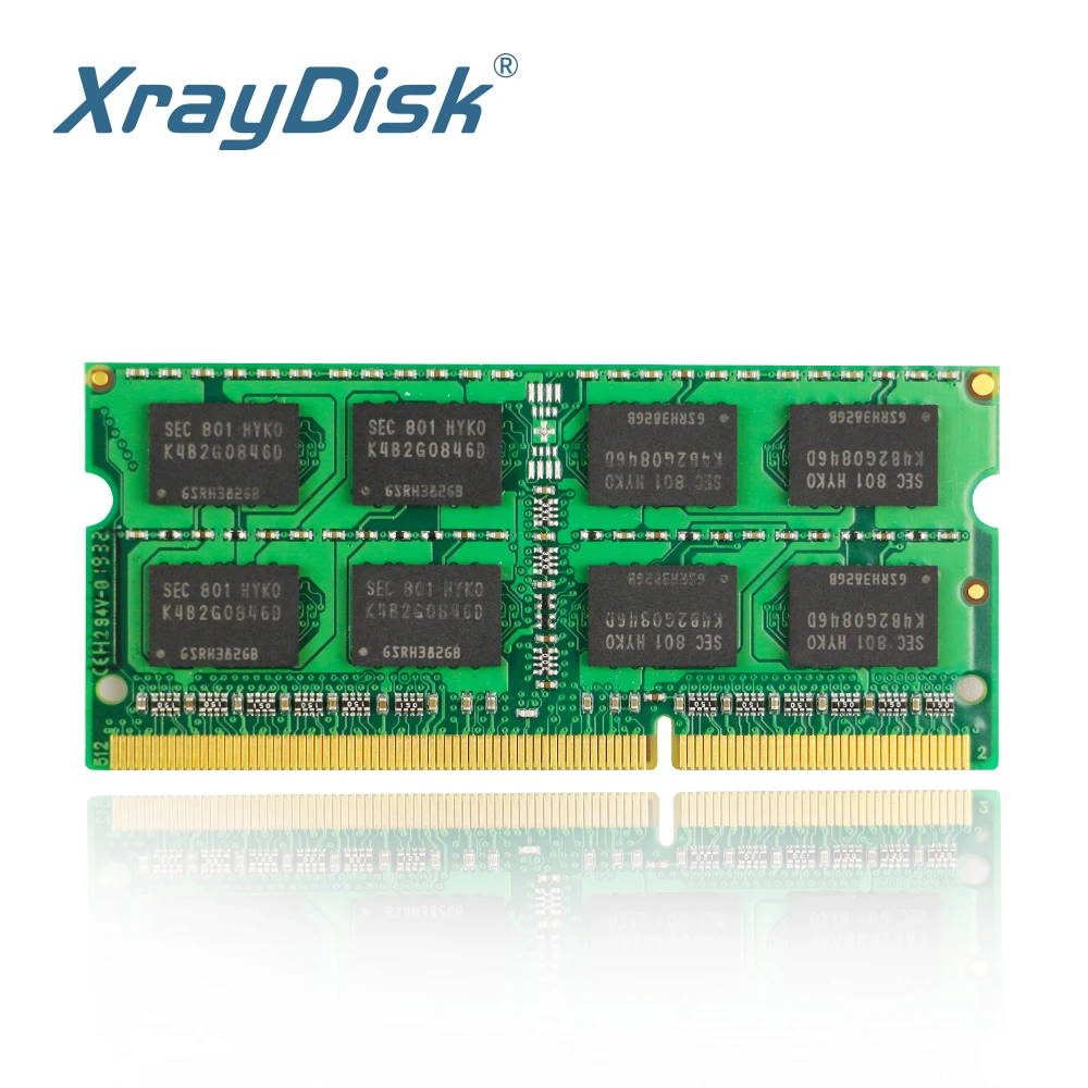 XrayDisk-memoria RAM DDR3 DDR3L para portátil, 4GB, 8GB, 1600Mhz, SO-DIMM, 1,35 V, 204 Pines, Sodimm