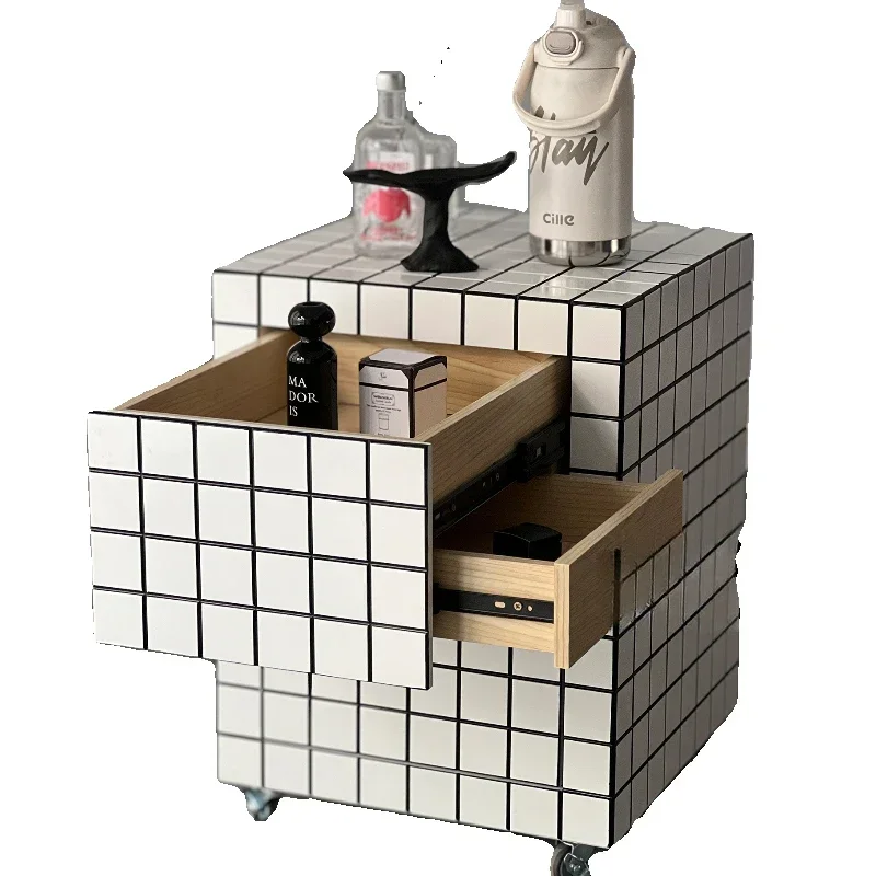 

ins trolley storage side, a few drawers, multi-function, a few small tables by the bed, invisible drawers, trolley