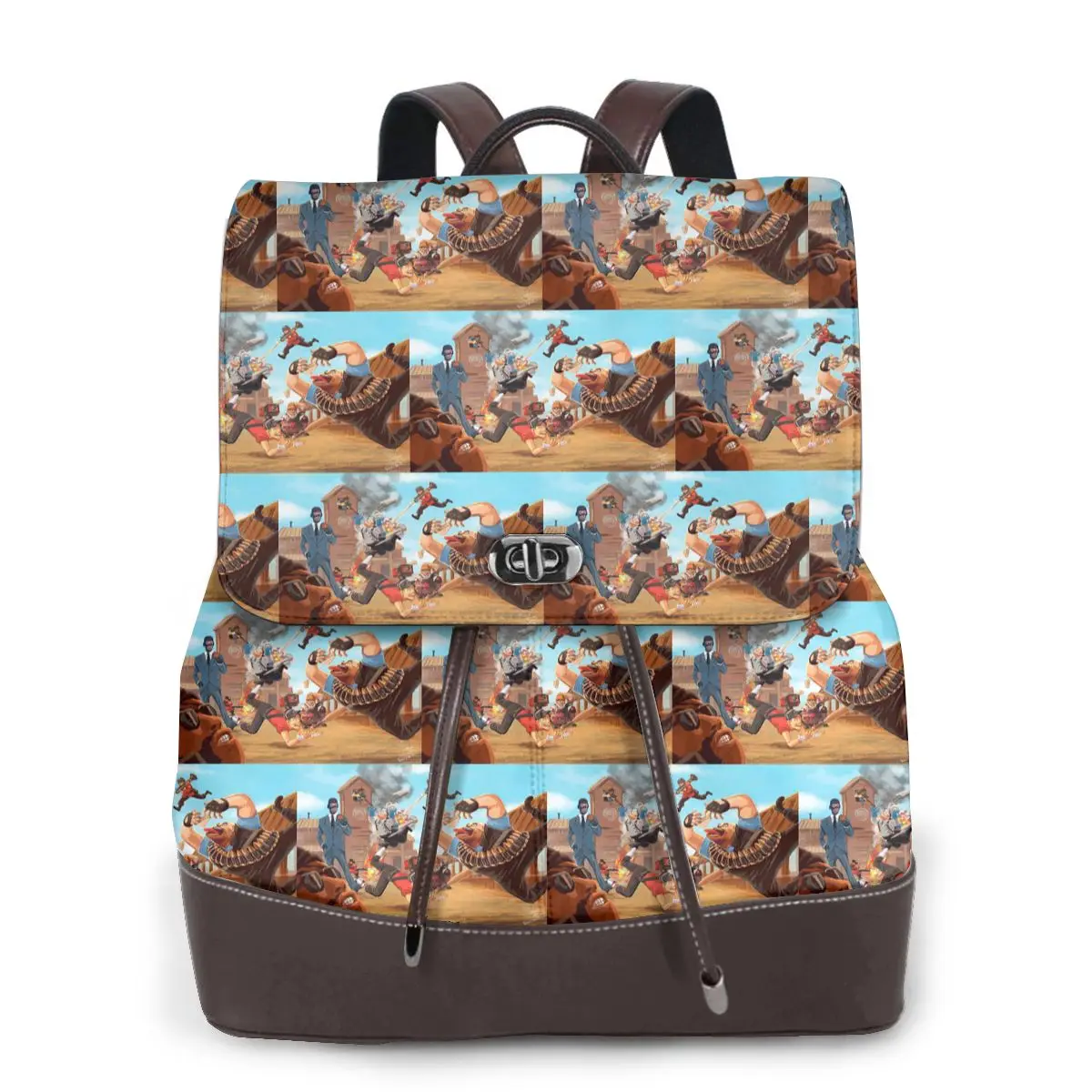 Team Fortress 2 Red Vs Blue Bookbag School Student Bags Hiking Travel Daypack for Women Fashion Derma Backpack