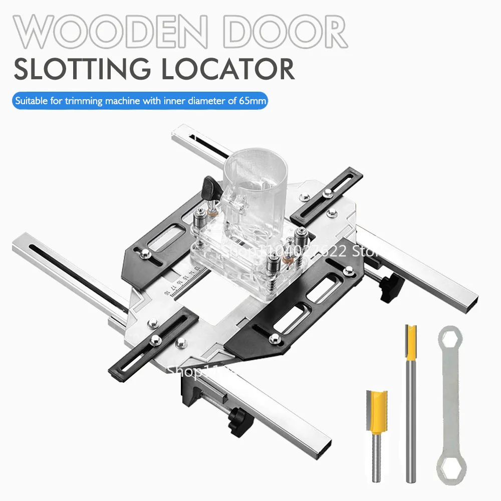 

Suitable for Woodworking Installation Lock Fixing Drilling Tool Wooden Door Hinge Opening Hinge Positioning Grooving Machine
