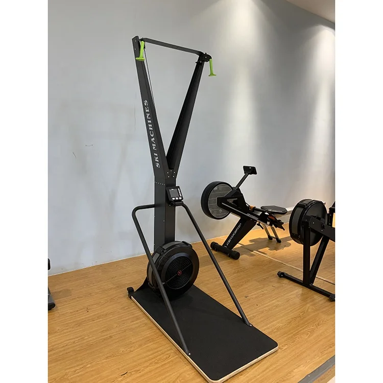 منتجات عالية الطلب معدات اللياقة البدنية آلة التزلج مقاومة الهواء آلة التجديف التزلج معدات الصالة الرياضية التجارية #5