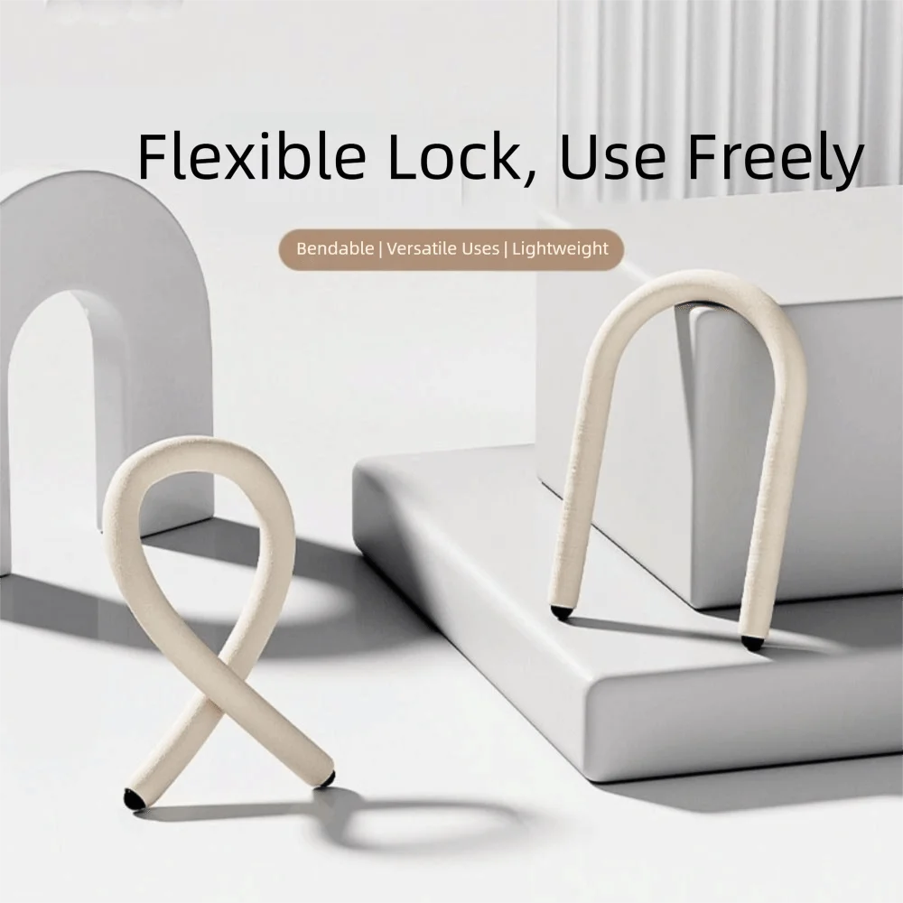 Free Bending Multi-purpose Hook Lightweight Space-Saving Flexible S Hooks NBR Soft Edging Phone Stand Car Back Seat Hook Closet