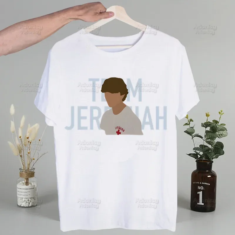 Team Jeremiah T-Shirt Men Unisex Anime Cartoon Design Men Tee Shirt Homme Summer Tops Short Sleeve Vintage Style