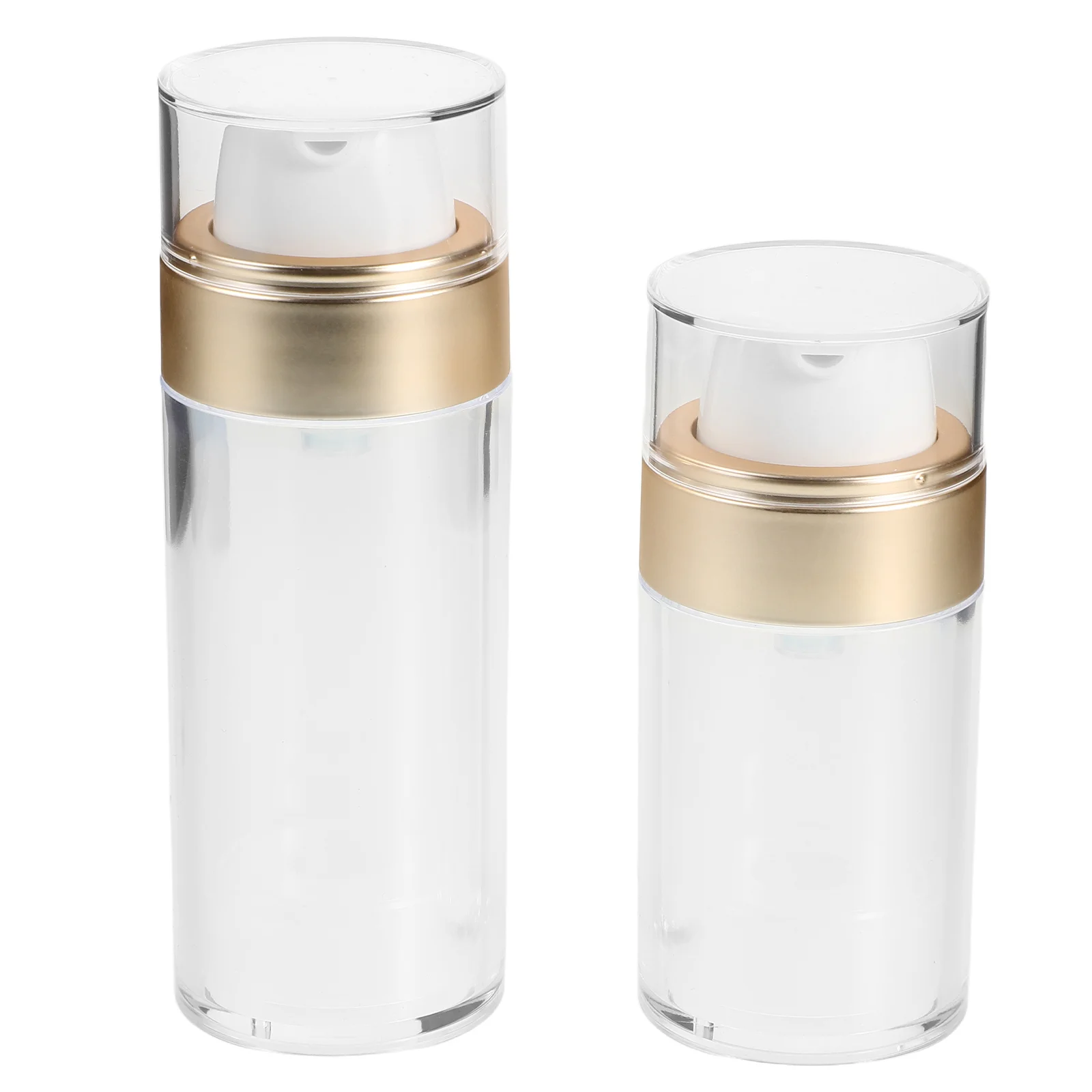 

2 PCS Squeeze Lotion Bottle Hand Cream Empty Container Plastic Travel Dispenser