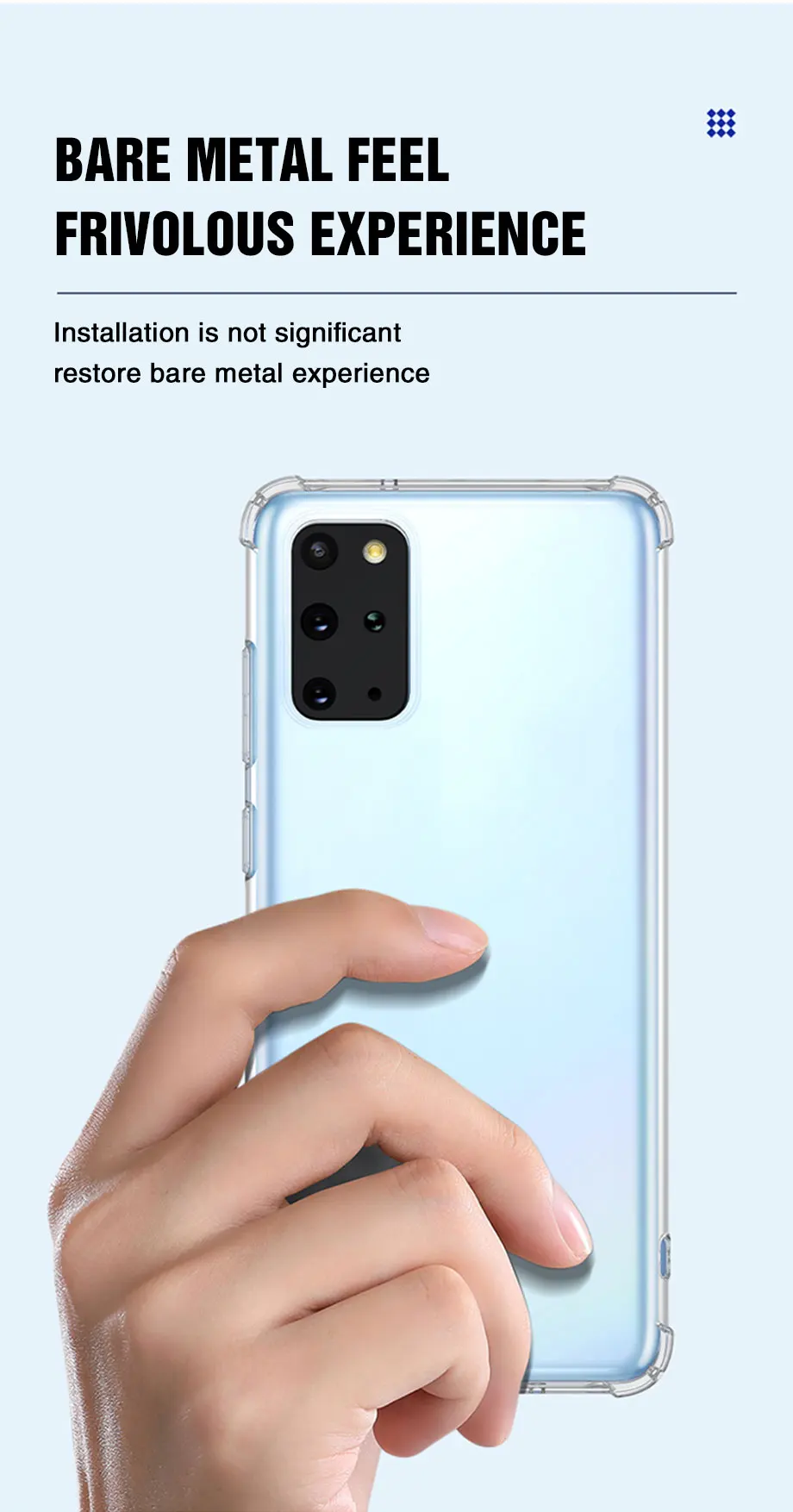 Clear Airbag Cover Case for Samsung Galaxy S20 FE Plus Ultra 5G Soft Phone Back Funda SamsungS20 S20FE S20Plus S20Ultra F E Gel