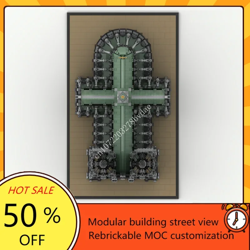 8348PCS Keulen Kathedraal MOC Creatieve street view Architectuur Onderwijs Assemblage Puzzel Model Kinderen verjaardag Speelgoed Geschenken