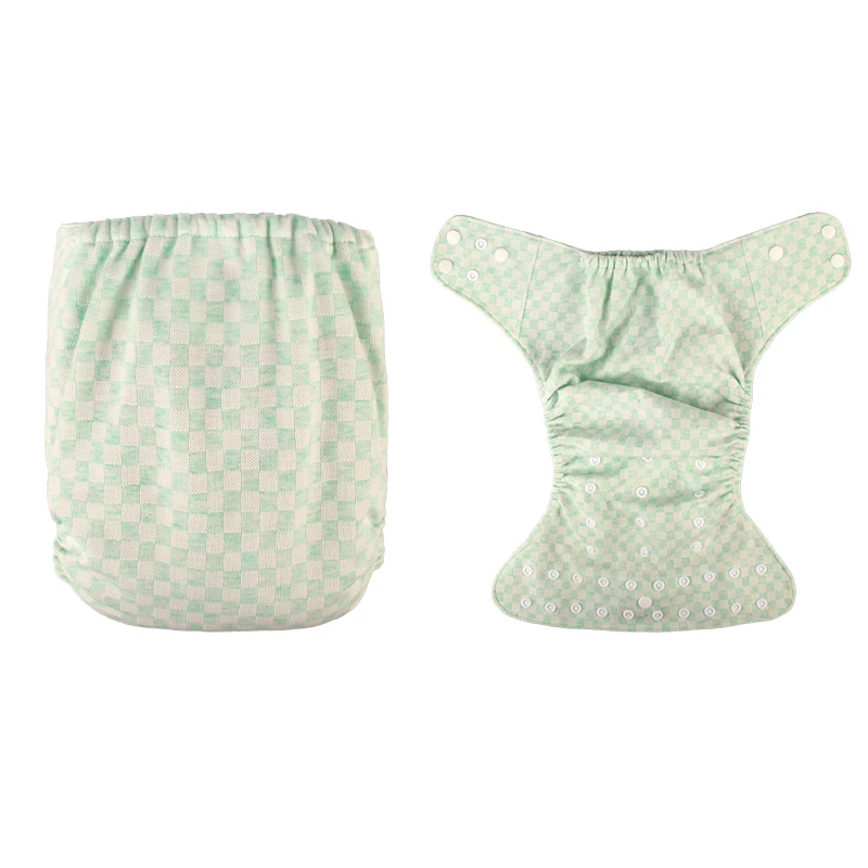 AIO-pañal de tela reutilizable para bebé, 1 piezas, ecológico, lavable, con un bolsillo, 3-15kg