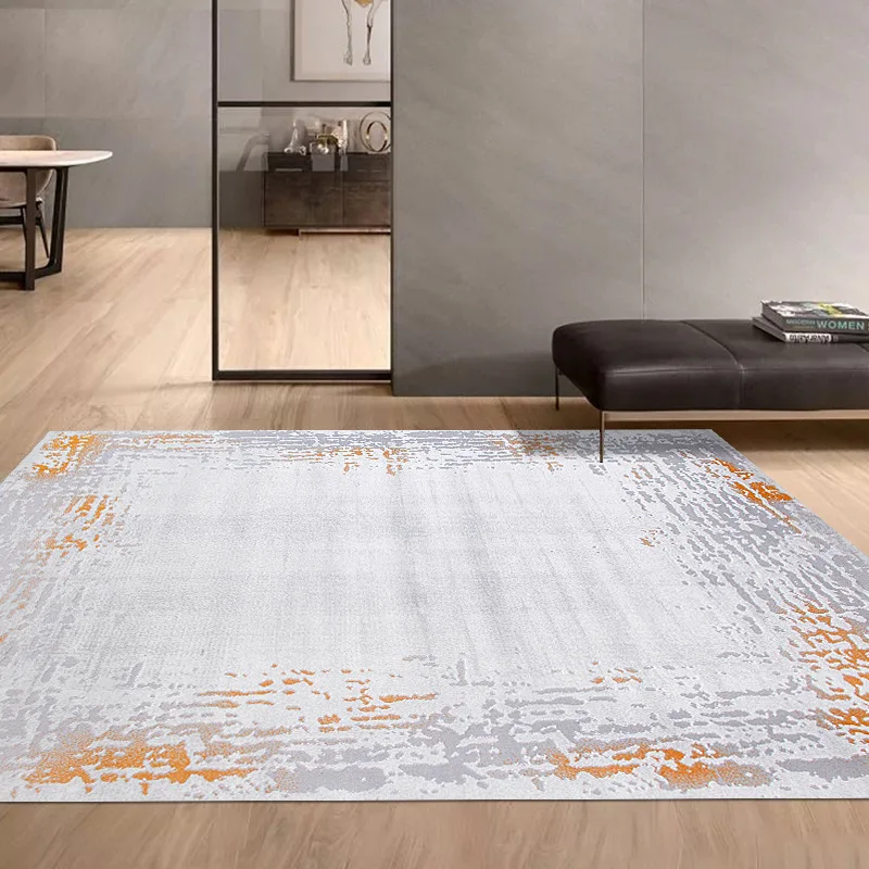 Tapete tecido simples sala de estar moderna casa nórdica quarto grande