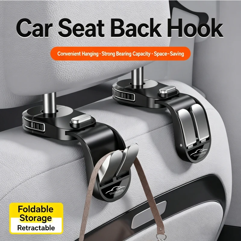 New Car Seat Back Extension Hook Non-Destructive Installation Car Milk Tea Bag Umbrella and Other Items Storage Extension Hook