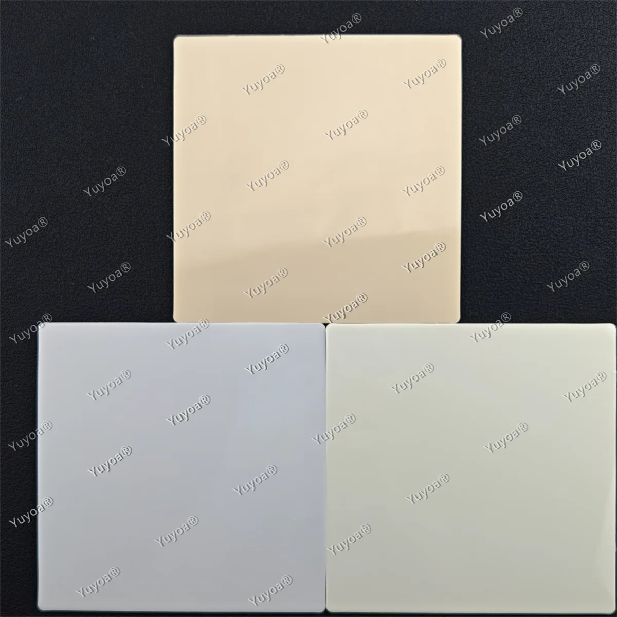10pcs Dental 0M1 A1 A2  White Veneer Sheet Film Dental Snap on Sheets for Retainers and Braces Cosmetic Splint