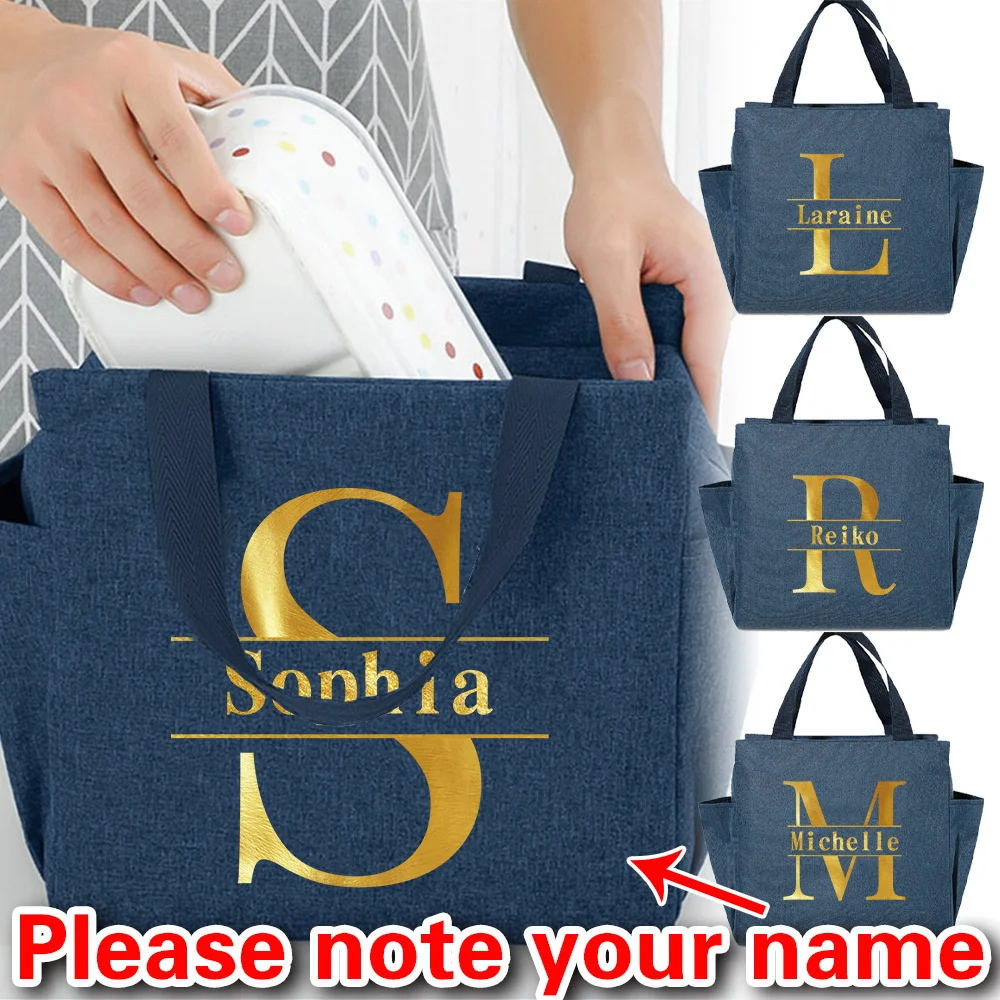 شخصية مخصصة أزياء مطبوعة حقيبة الغداء المحمولة مانعة للتسرب العزل حقيبة الغذاء المحمولة مكتب التنقل