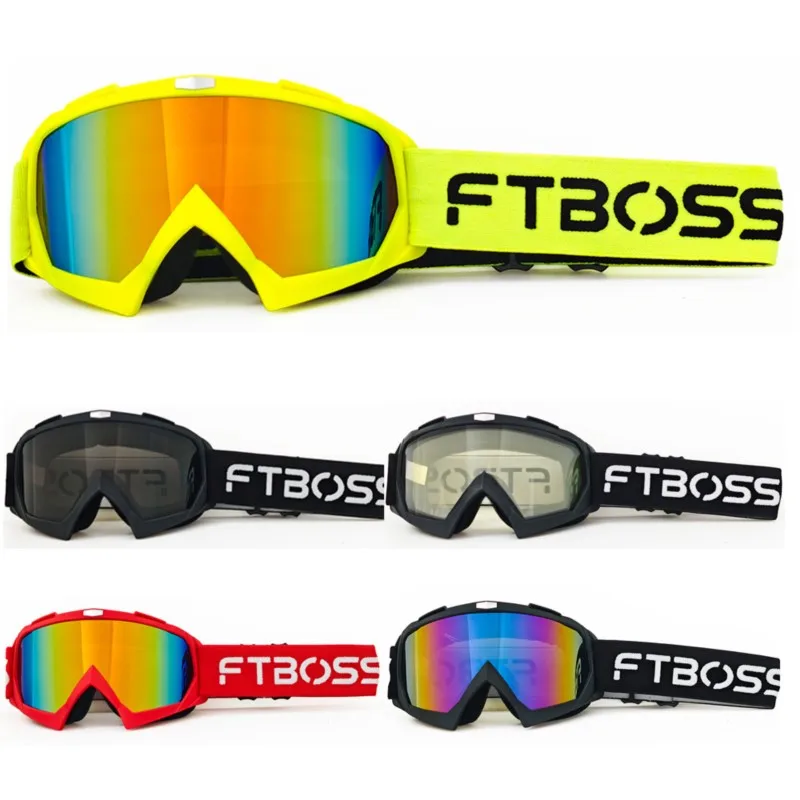 Outdoor Adult Protective Eyewear Usable At Night, With Double Layer Anti Fog & UV Protection, Full Foam Ski Motorbike Glasses