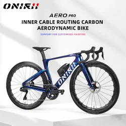 ONIRII AERO PRO Carbon Road Bike with Electronic Groupset 8170 7170 Di2 Handlebar Hydraulic Disc Brake Hidden Cable Frame NEW
