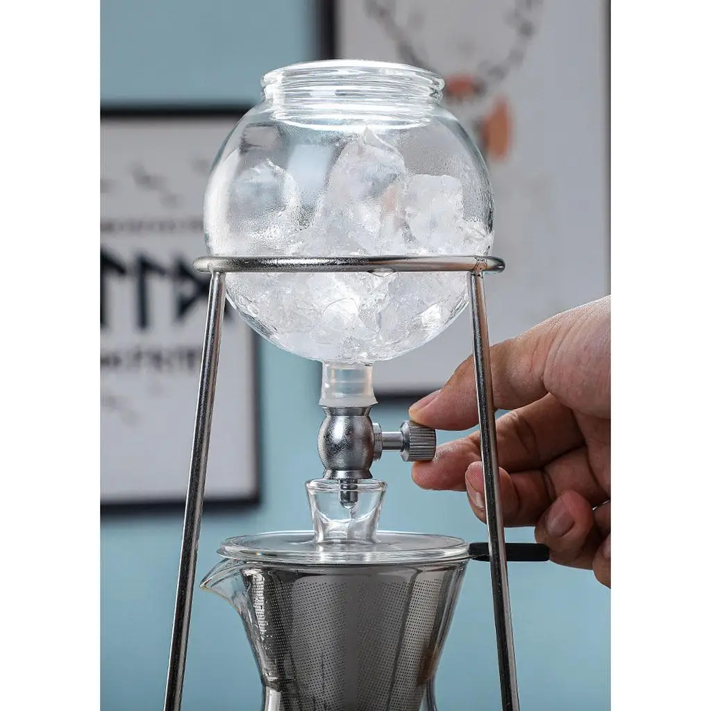 Cold Brew Coffee Maker Espresso Drip Maker Dripper Glass Pot Material Glass easy to assemble and clean for suitable