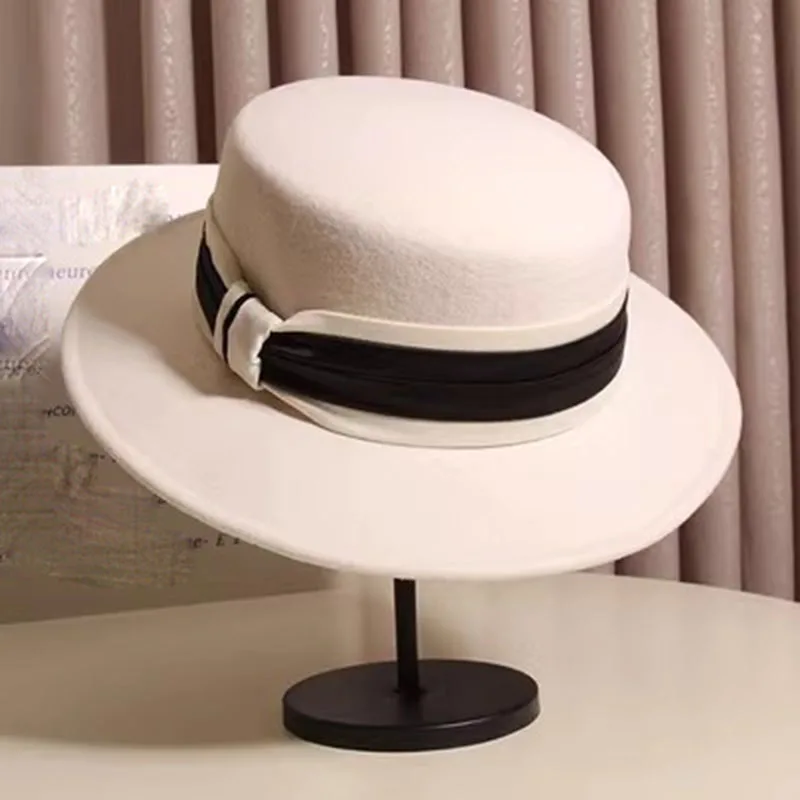 Women's hat hats for women for the sun luxury woman hat wedding ceremony free shipping elegant fedora panama elegant caps 2024