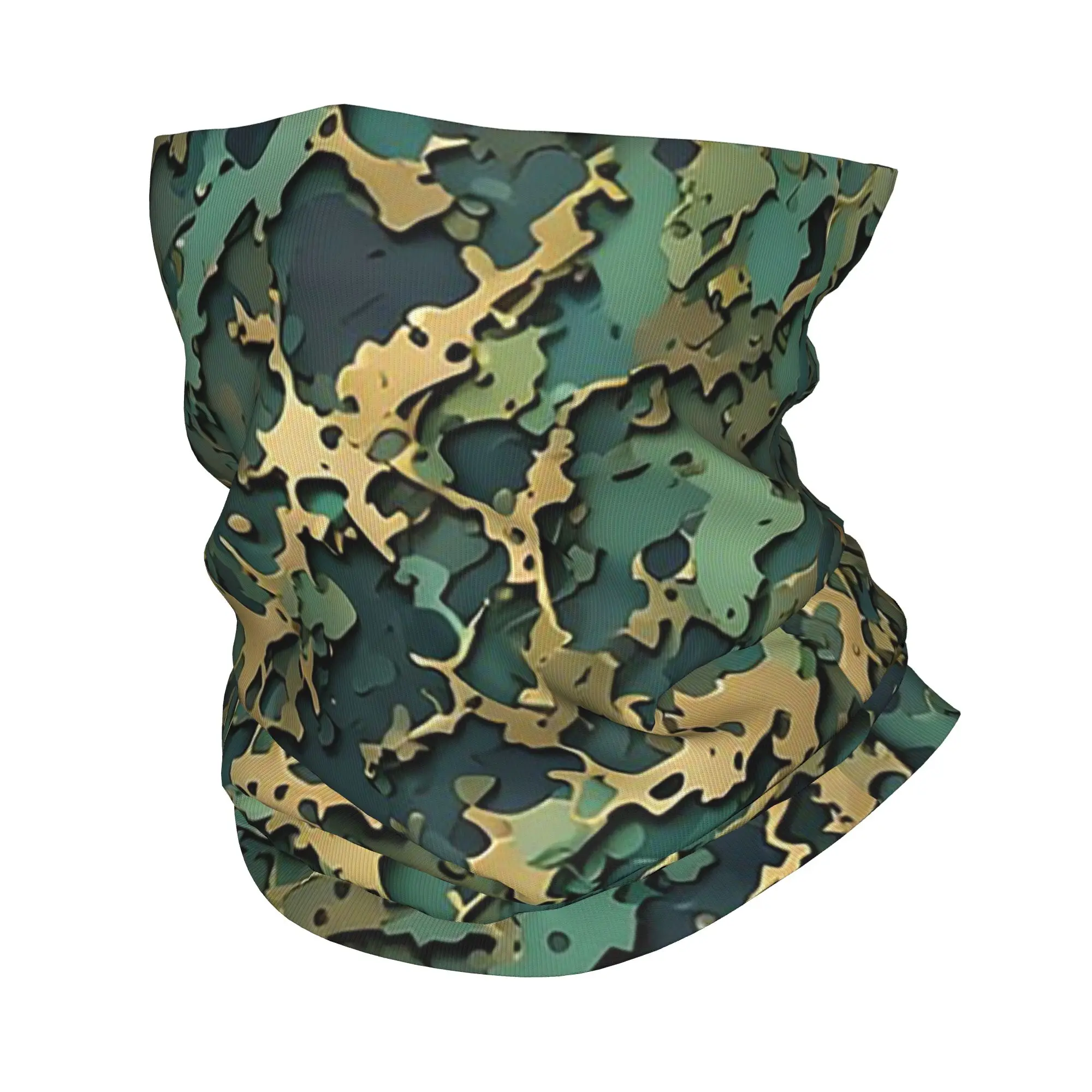 

Shadow Whisper Camouflage Camo Pattern Bandana Neck Cover Printed Wrap Mask Scarf Multifunction Face Mask Running For Men Women