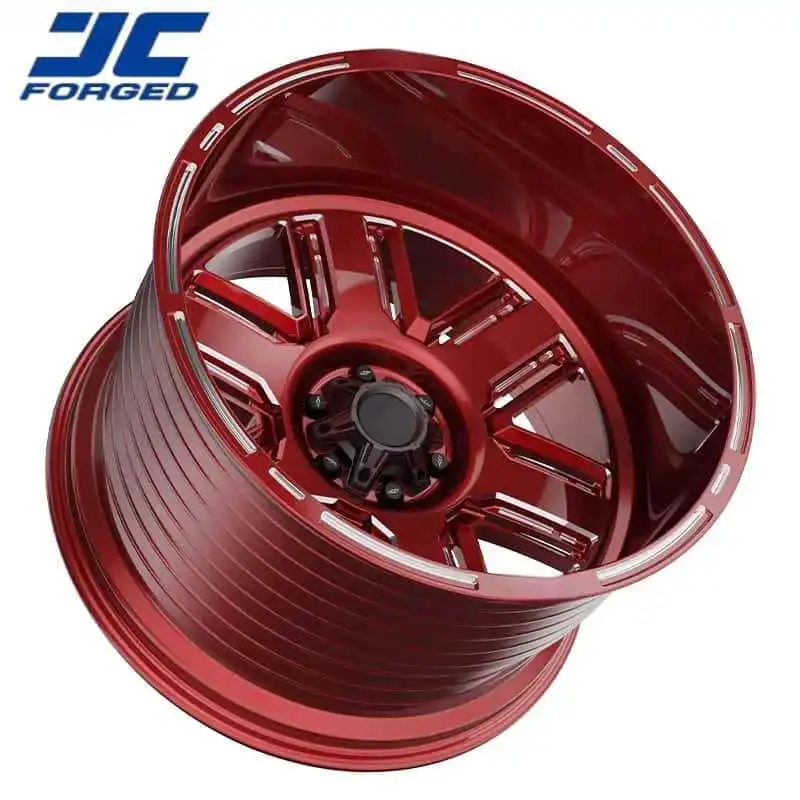 

Forged Chrome Alloy Off-road Wheel Hub 20/22/24/26/28/30 Wrangler Raptor F150 for Off-road Vehicles